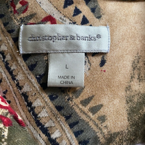 Christopher & Banks Floral Jacket - Picture 3 of 3